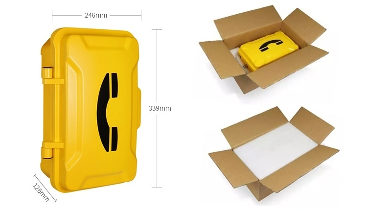 Outdoor Soundproof Auto-Dial Hands-Free Telephone