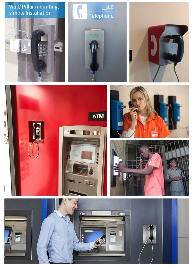 Vandal-Proof Prison Phones, Public Handset Jail Telephone