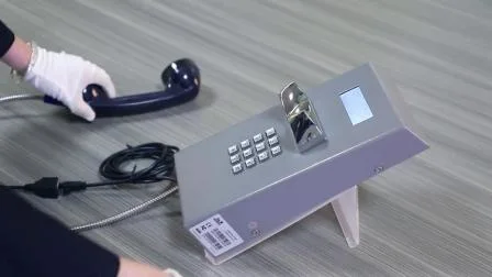 自動ダイヤル機能を備えた耐衝撃刑務所用 VoIP 電話機